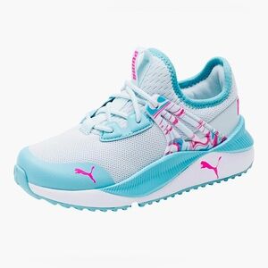 PUMA Pacer Future Sneakers Nitro Blue Rainbow Sneakers Size 2.5 NWT